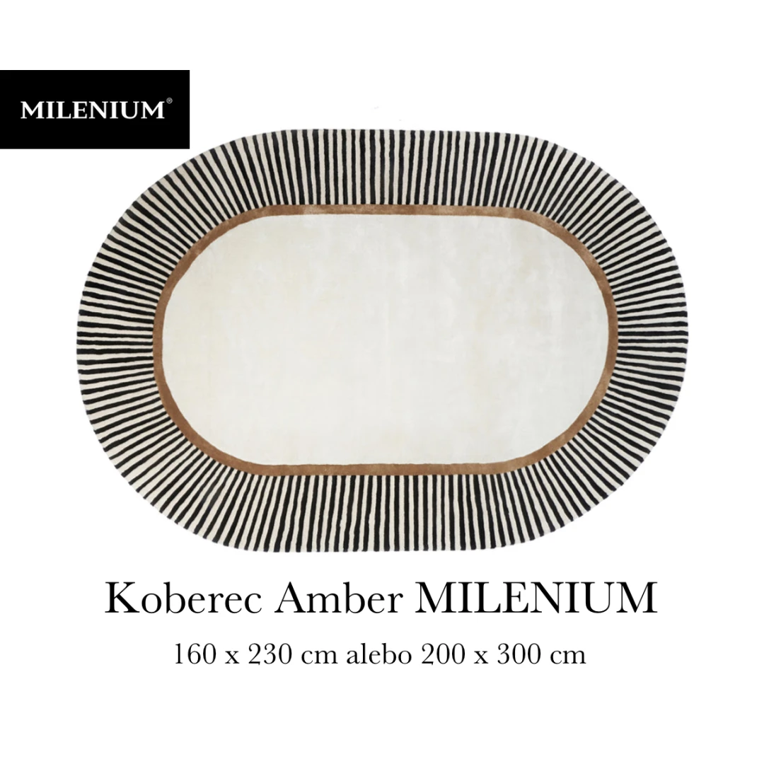 ovální koberec Amber